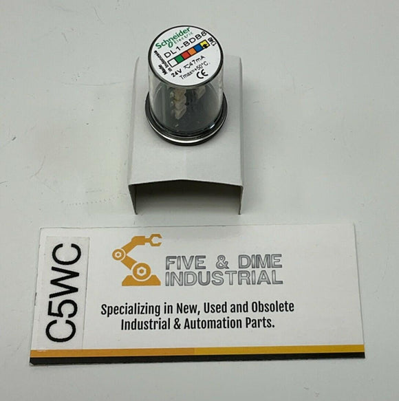 Schneider Electric DL1-BDB8 Yellow LED Cluster Lamp Bulb 24V AC/DC