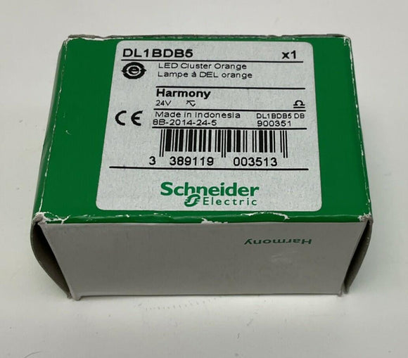 Schneider Electric DL1BDB5 Orange LED Cluster Lamp Bulb 24V AC/DC