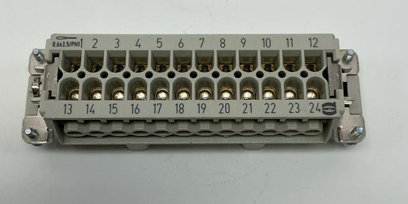 Harting 09-33-024-2601 HAN 24-Pin Male Connector Insert
