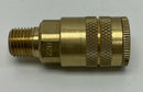 Parker B22 Quick Connect Brass Air Coupler 1/4" NPT, 300 PSI-6