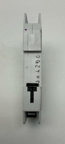 Moeller Eaton FAZ-C20/1-NA 20 Amp Circuit Breaker, 1-Pole, 48VDC, 277VAC-6