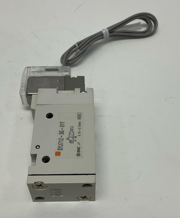 SMC SYJ12-3G-01T 110/115VAC Solenoid Pilot Valve, Normally Open