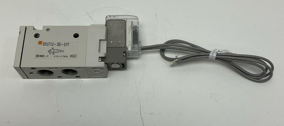 SMC SYJ12-3G-01T 110/115VAC Solenoid Pilot Valve, Normally Open