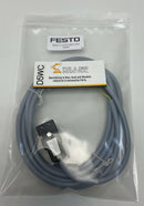 Festo KMV-1-24-24-LED / 30939 Type B Plug Socket w/ 2.5 Meter Cable-1