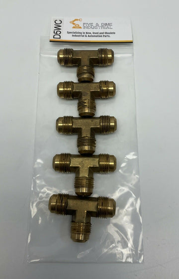 OEM Hydraulic 2603-08-08-08-B  1/2" JIC Male "T" "Tee" Brass Fitting. 5-Pack