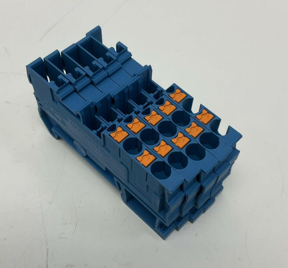 Phoenix Contact 3209646  Blue Feed Through Terminal Block PT 2.5-Twin/1P( Lot of 5)