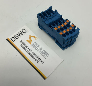 Phoenix Contact 3209646  Blue Feed Through Terminal Block PT 2.5-Twin/1P( Lot of 5)