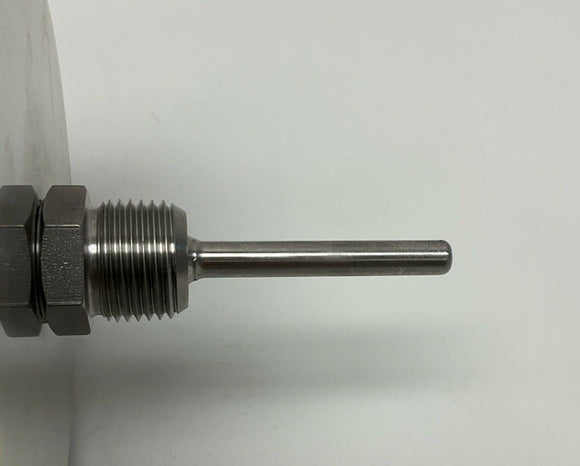 Weiss Instruments 5RBM9 5" BiMetal Thermometer 0-200°F 1/2 NPT, 2.5" Stem