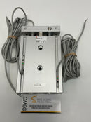 SMC CXSL32-50 Dual Rod Guided Air Cylinder w/ D-Y7BA Reed Switches-1