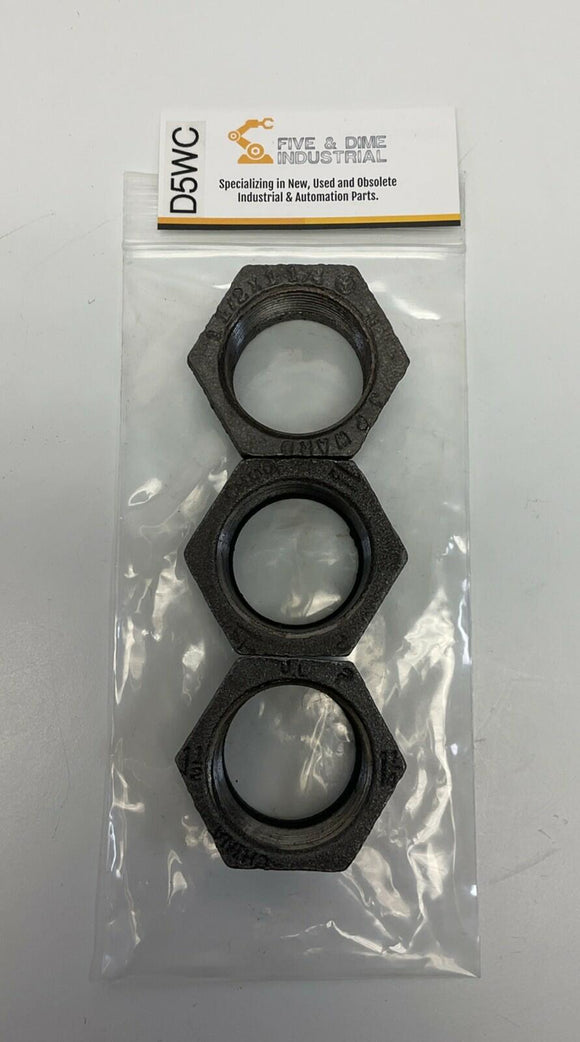 Parker Ward W-B-76  1-1/2" x 1-1/4"  Black Bushing (3-Pack)