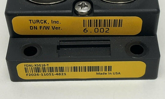 Turck FDNL-XSG16-T DeviceNet Multi-Port I/O Junction Module