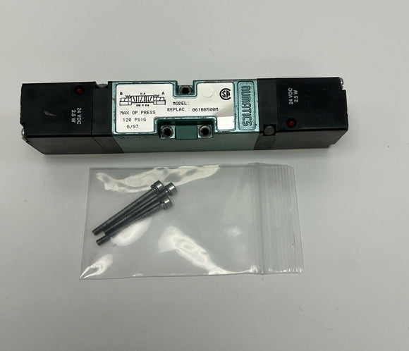 Numatics 061BB500M 24VDC Solenoid Pneumatic Valve 120 PSI