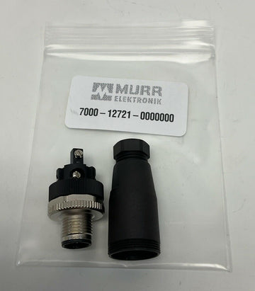 Murr 7000-12721-0000000 M12, Male Field Connector 5-Pole, Screw Terminals - 0