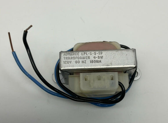 Advance LPL-5-9-TP Ballast 704G Preheat Transformer 4-9 Watts, 120VAC, Class P