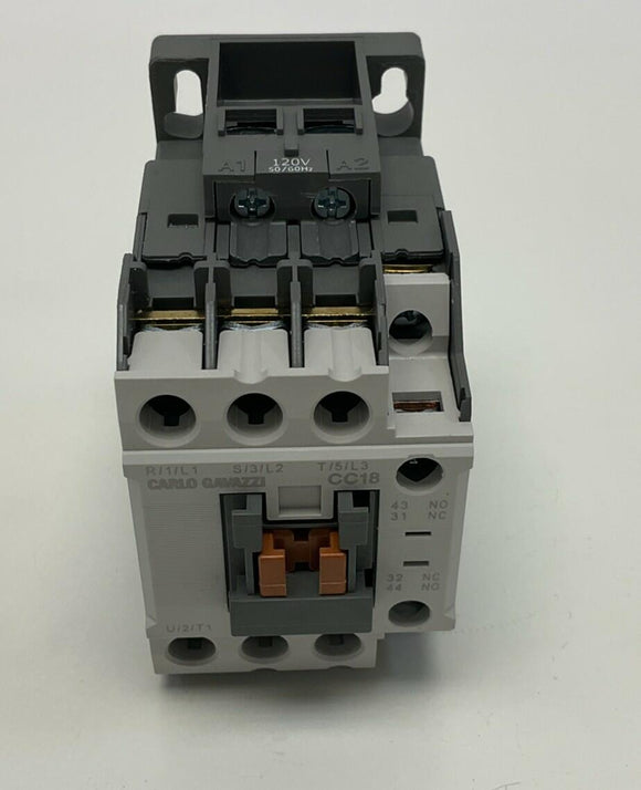 Carlo Gavazzi CC18S Magnetic Contactor 120VAC Coil, 18A