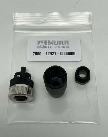 Murr 7000-12921-0000000 M12 Female Field Connector, 5-Pole, Screw Terminals - 0