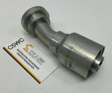 Kurt Hydraulics C6222-16-16-W 1" Hose ID X 1" Code 62 Flange 22° Bent Tube Rigid