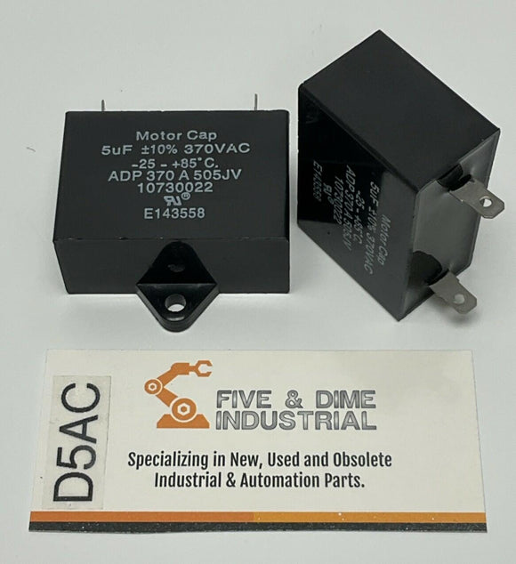 Motor Cap 10730022 / ADP 370A505JV 5uF Motor Run Capacitor (Package of 2)