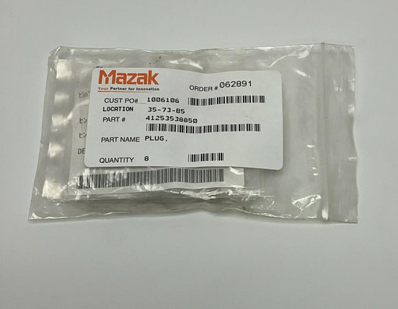 Mazak 41253538850 4mm Plug Lot of 8