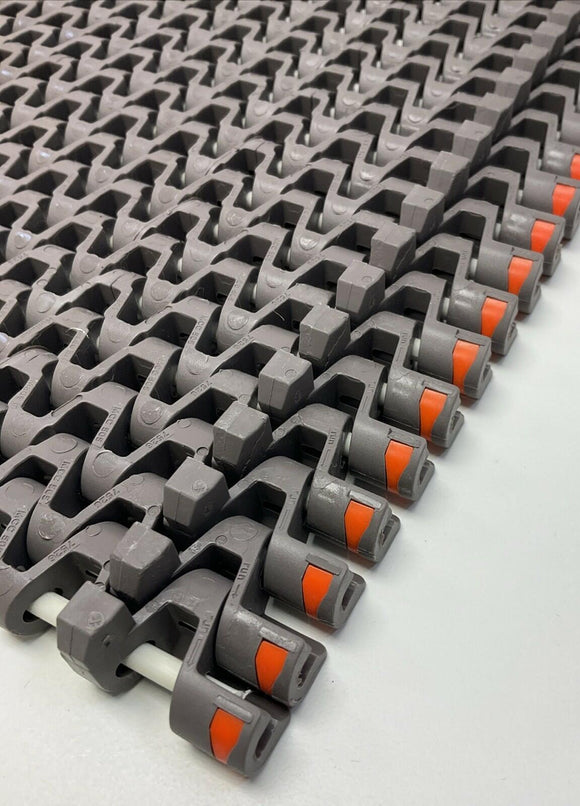 Rexnord HP7526-306mm (124 Inch) Side-Flexing Flush Grid TableTop Chain 5 ft.