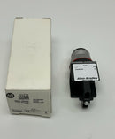 Allen Bradley 800MR-B2 Small Round Black Push Button, Extended Head-2