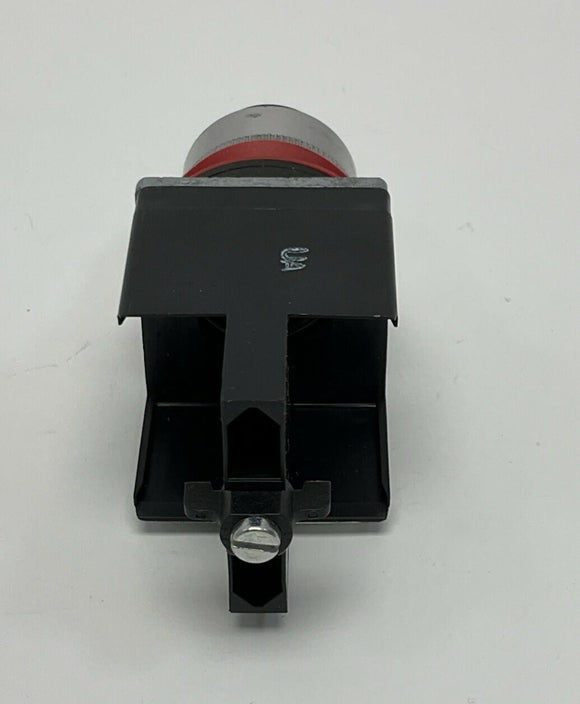 Allen Bradley 800MR-B2 Small Round Black Push Button, Extended Head