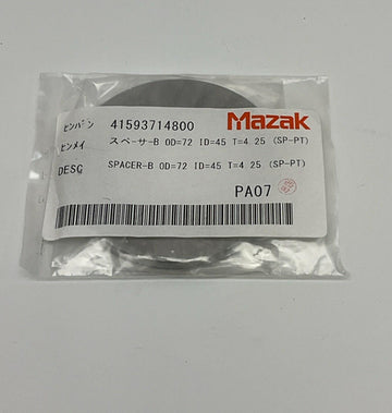 Mazak 41593714800 Spacer-B OD 72mm ID 45mm (SP-PT) - 0