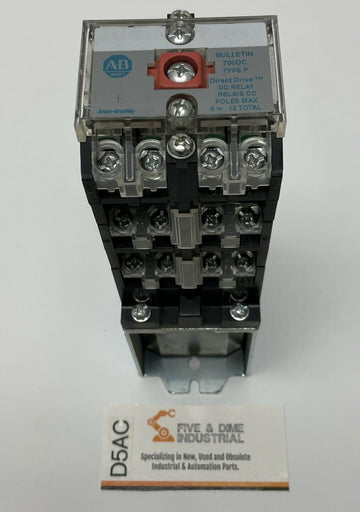 Allen Bradley 700DC-P1200Z24  Operated Contactor Relay 24VDC
