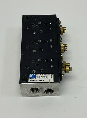 Mac Valves 3-Bank Pneumatic Circuit Bar - 0
