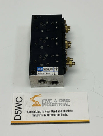 Mac Valves 3-Bank Pneumatic Circuit Bar