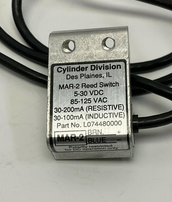 Parker L074480000 MAR-2 Magnetic Reed Switch 5-30VDC, 85-125VAC