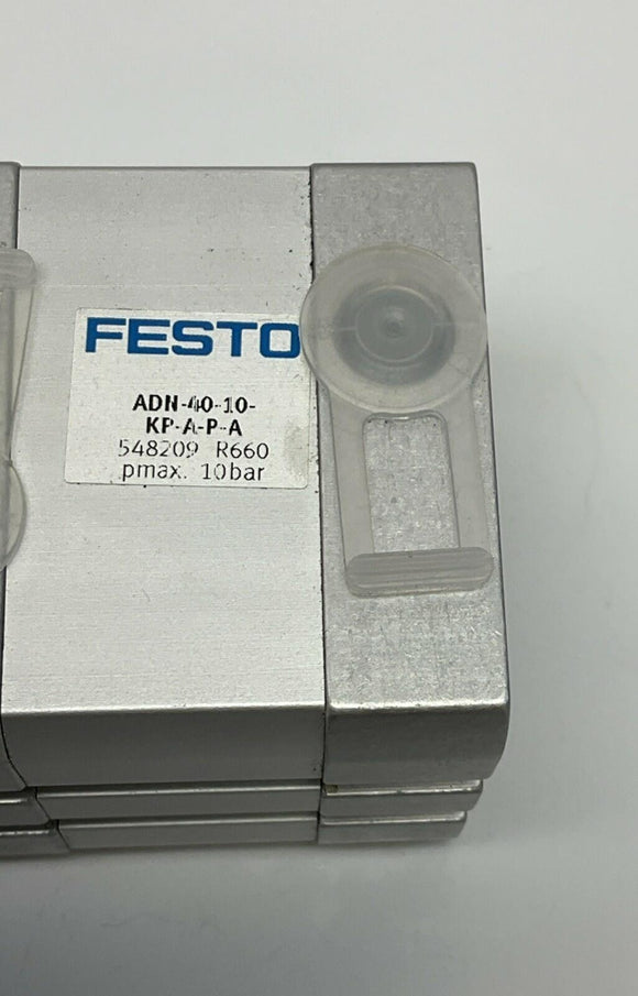Festo ADN-40-10-KP-A-P-A Pneumatic Clamping Cylinder 40mm Bore, 10mm Stroke