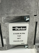 Parker PSHU20L210P 25-Pin D-Sub Base with End Plates, Gaskets and Fittings Shown-4