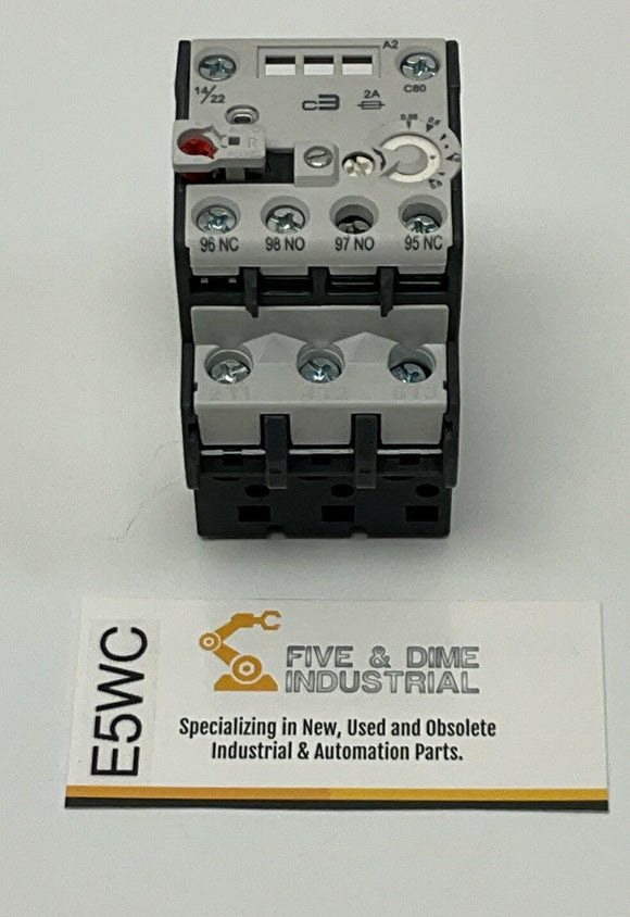 C3Controls 320-B1C80 Ser. B Overload Relay Motor Starter 0.56-0.8 Amp