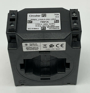 Circutor M70364001000 Currant Transformer TC8-750A/1A 106.110.913 - 0