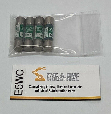 Bussmann FNM-2 Fusetron 2-Amp Fuses, Dual Element 250VAC.Lot of 4
