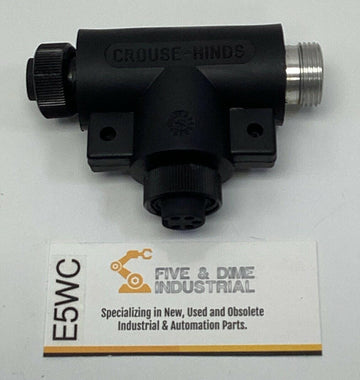 Cooper Crouse-Hinds CHDN-TAER-N 5-Pin "T", "Tee" 300V 8-Amps