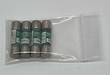 Bussmann FNM-2 Fusetron 2-Amp Fuses, Dual Element 250VAC.Lot of 4 - 0