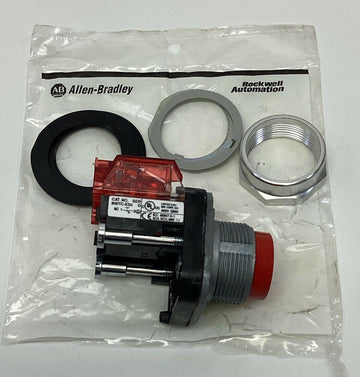 Allen Bradley 800TC-XD2 Contact Block with Red Push Button - 0