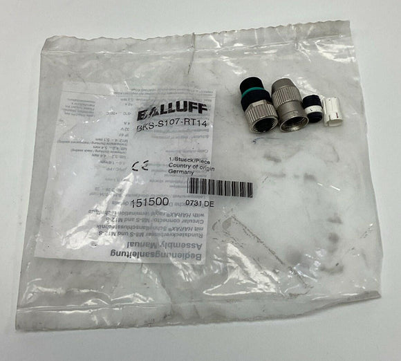 Balluff BKS-S107-RT14 M12X1 Female, Straight, 5-Pin Field Connector