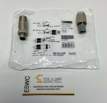 Phoenix Contact 1413991 Connector M12 Speedcon 5-Position A-coded, Male