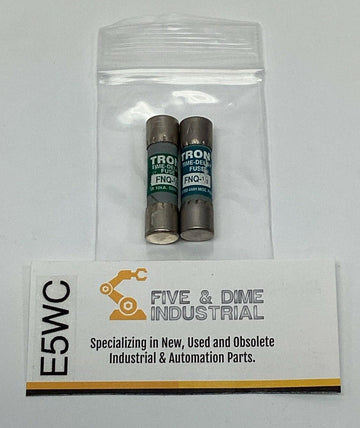 Bussmann Tron FNQ-1/2 Lot of 2 Time Delay Fuse .5-Amp, 500V