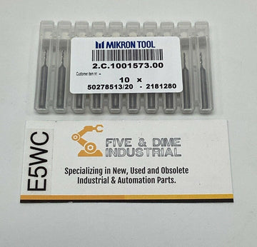 Mikron Tool 2.C.1001573.00 10-Pack 1/32'' (.84mm) Drill Bits