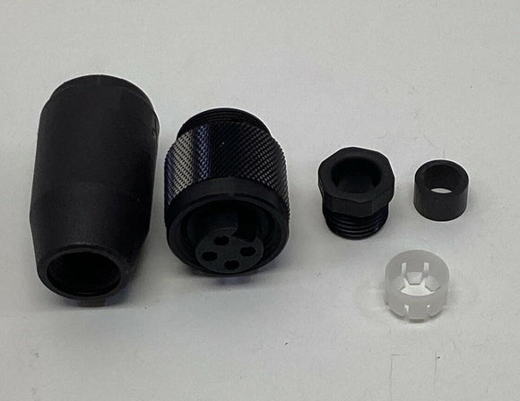 Lumberg Automation RKC-40/9 Field Connector, Female Straight 4-Pin 230V AC/DC 9A