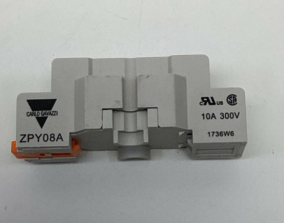Carlo Gavazzi ZPY08A 8-Pin Relay Socket, DIN Mount, 10A, 300V