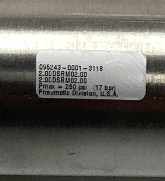 Parker 2.00DSM02.00 Double Acting Cylinder 2" Bore x 2" Stroke