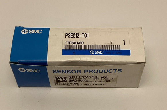 SMC PSE512-T01 Pressure Switch 1/8'' NPT Digital 0-100 kPa