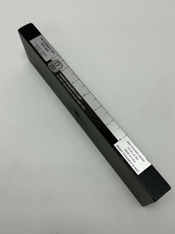 Parker Research Corp TB-10 Magnetic Weight Lift Test Bar TB10 for DC Lift Test