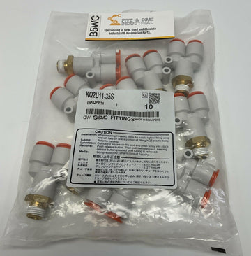 SMC VT-307-5GS1-01-F Branch Y 3/8 Tube X 1/4 NPT  Package of 10