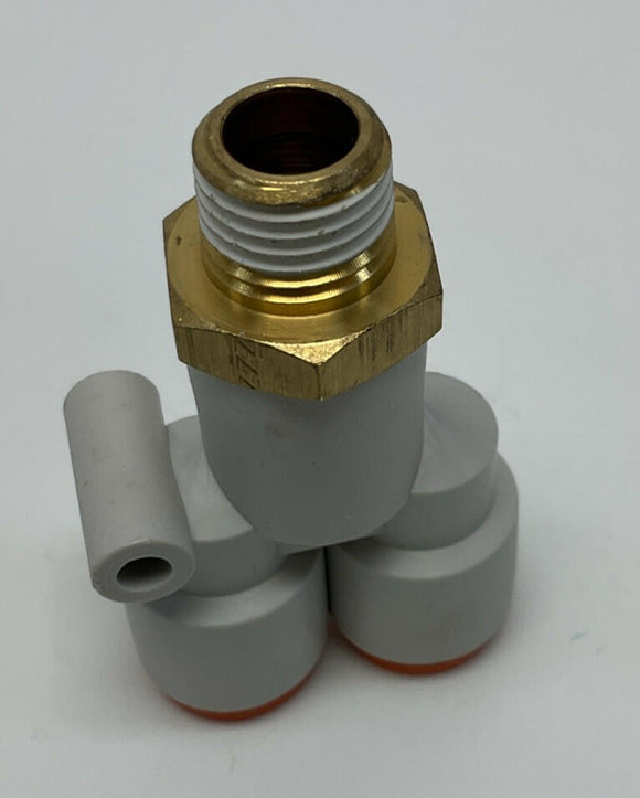 SMC VT-307-5GS1-01-F Branch Y 3/8 Tube X 1/4 NPT  Package of 10